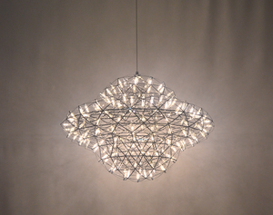 OVNI forma parpadeo LED SS moderna lámpara colgante diseño de Italia nave espacial colgante de luz - Product Image 3