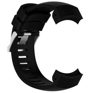 Bracelet de montre de sport en caoutchouc de silicone de remplacement pour <span class=keywords><strong>suunto</strong></span> <span class=keywords><strong>core</strong></span> alu <span class=keywords><strong>noir</strong></span> - Product Image 2