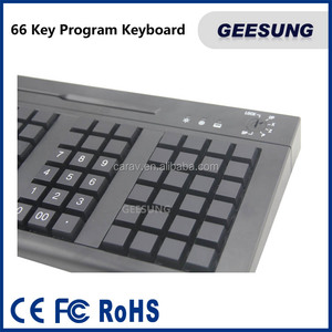 66 teclas programables pos teclado con MSR <span class=keywords><strong>3</strong></span> pistas USB + PS/2 puerto - Product Image 4