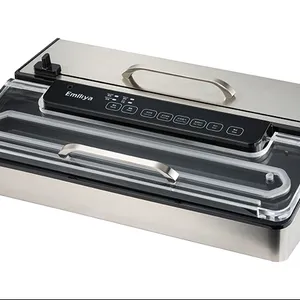 Commercial Vacuum Sealer Vacuum Packing Machine Semi-Automatic Electric 495*290*150mm Emiliya Hotels restaurants