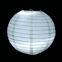 Lanternes en papier chinoises décoratives personnalisées pour la maison, rondes, blanches, 20 cm, pour la modélisation
