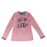 Ensemble de pyjama 2 pièces pour femmes et filles, personnalisable en usine, couleur rose rouge, taille plus, respirant, thermique, manches longues, pour dormir la nuit