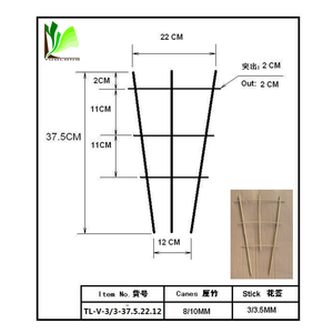 Haute Qualité Bambou Treillis En Bambou <span class=keywords><strong>Support</strong></span> de <span class=keywords><strong>Plante</strong></span> - Product Image 4