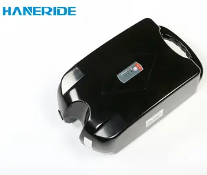 电动自行车 HANERIDE XH370-10J 385Wh 36 V 10.4Ah 青蛙锂电池电动自行车 Pedelec 座管电池与充电器