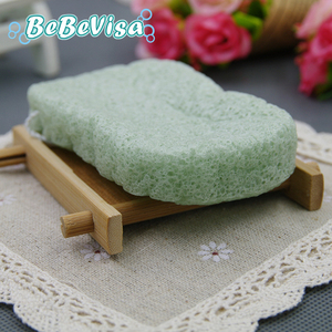 Bebevisa Pimienta Menta Rectángulo Natural <span class=keywords><strong>Konjac</strong></span> Esponja De Baño para <span class=keywords><strong>el</strong></span> Cuidado de La Piel - Product Image 2
