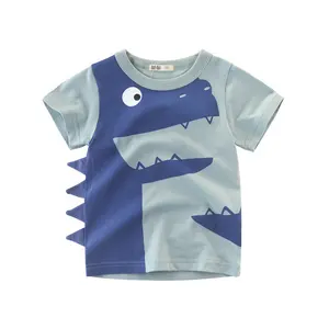 Kids 100% organic cotton t-shirts most popular boys soft cotton t shirt