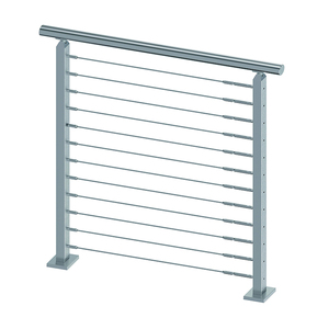 Extérieur en acier inoxydable fil maille de <span class=keywords><strong>corde</strong></span> <span class=keywords><strong>balustrade</strong></span> système - Product Image 1