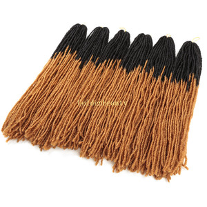 <strong>Synthetic</strong> High Temperature Fiber Faux Locs Crochet Hair Extension Jumbo Braid and Goddess Locs Durable <strong>Synthetic</strong> <strong>Dreadlocks</strong> - Product Image 4