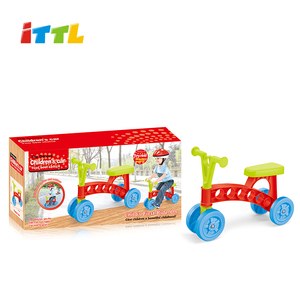 Nuovo <span class=keywords><strong>giro</strong></span> di 4 ruote sull'auto giocattolo di plastica per bambini - Product Image 3