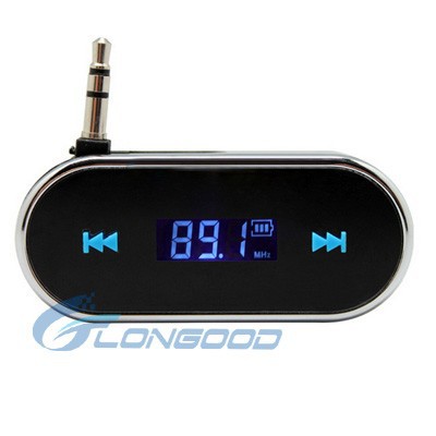 FM-радиопередатчик для iPhone, Samsung, HTC, Nokia, mp3-плеер, другие аудиоустройства с разъемом 3,5 мм