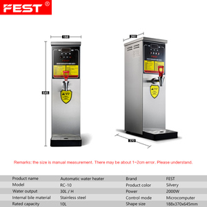 Calentador <span class=keywords><strong>de</strong></span> Agua Eléctrico Automático Comercial <span class=keywords><strong>de</strong></span> 2KW FEST, Calentador <span class=keywords><strong>de</strong></span> Agua Instantáneo <span class=keywords><strong>de</strong></span> 30L/Hora, Equipo <span class=keywords><strong>de</strong></span> Venta al por Mayor <span class=keywords><strong>de</strong></span> 10L - Product Image 2
