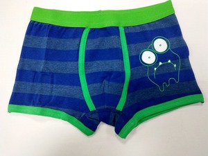 100% Cotton 3-Pack Kid <strong>Boys</strong> <strong>Model</strong> <strong>Underwear</strong> Exposed-Waistband Boxers Stripes Boxer Shorts <strong>Underwear</strong> - Product Image 6