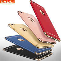 Hot nouveaux fournisseurs de porcelaine pour étuis iphone 3 en 1 enduit d'huile couverture arrière d'origine pour iphone 6 6s