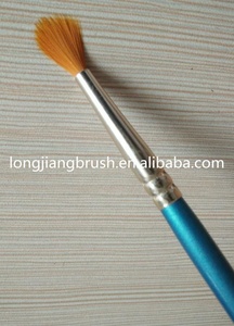 LONGJIANG Set di 12 <span class=keywords><strong>Pennelli</strong></span> Rotondi <span class=keywords><strong>Sintetici</strong></span> <span class=keywords><strong>per</strong></span> <span class=keywords><strong>Acquerello</strong></span> e Acrilico con Manico in Legno e Ghiera in Alluminio, Setole in Nylon - Product Image 5