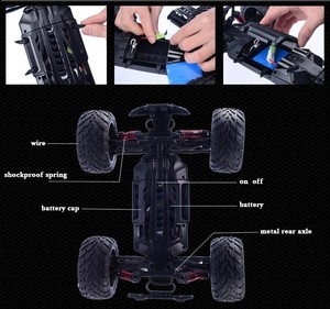 Coche Teledirigido de Escala 1:5, Coche Teledirigido de Alta Velocidad de 2.4GHZ, <span class=keywords><strong>Mini</strong></span> Coche Monstruo Inductivo de Escala 1:12, Camiones Teledirigidos - Product Image 6