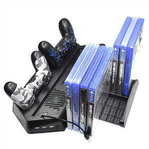 Chân Đứng 3 Trong 1 <span class=keywords><strong>PS4</strong></span> Có Đế Sạc Điện Quạt Làm Mát Bộ Điều Khiển Di Động Cho Sony <span class=keywords><strong>PS4</strong></span>/Pro/Slim Console Điều Khiển - Product Image 5