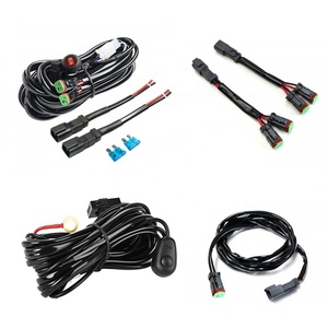 Kfz-Kabelbaum-Kit 16AWG mit Blade-Sicherung für LKW-LED-Licht leiste mit <span class=keywords><strong>2</strong></span>-poligem DEUTSCH-Verbindungs DT06-2S - Product Image 1
