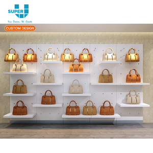 Trang Trí Mới Cho Cửa Hàng Bán Lẻ Túi Cửa Hàng Trưng Bày Túi Trưng Bày Bằng Gỗ - Product Image 1