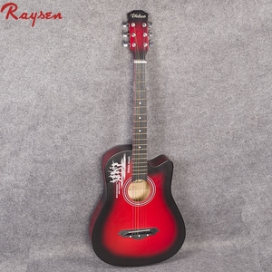 Guitarra Acústica Clásica de Madera para Estudiantes, Económica, de 38 Pulgadas, Negra - Product Image 5