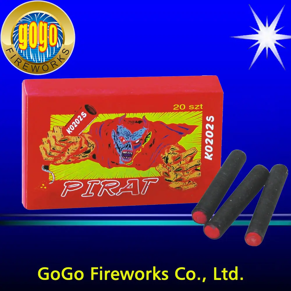 K0202S 2#3 Bangs match crackers with spin loud firecrackers packing in 50/10/20