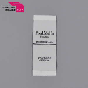 Quần Áo cổ áo thêu chính dệt nhãn cho quần áo trên cuộn/lưới - Product Image 2