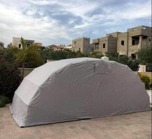 Structure en tube d'acier, mobile, portable, pliable, en tissu polyester, capot de moto, voiture, abri de <span class=keywords><strong>parking</strong></span>, auvent - Product Image 3