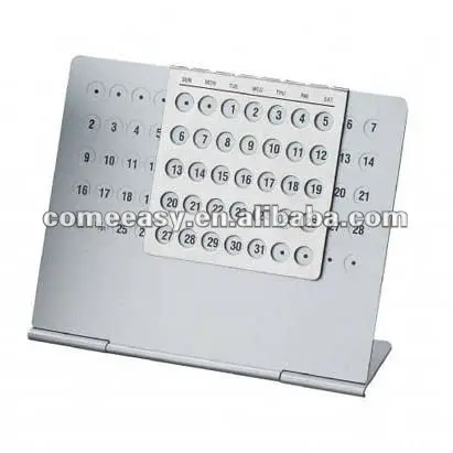 aluminium kalender abadi 