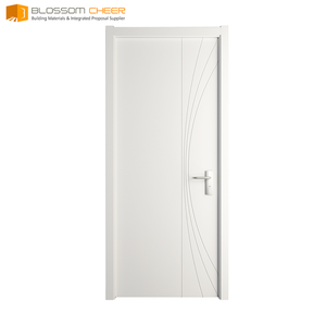 Nueva llegada de madera compuesto de madera interior puerta del <span class=keywords><strong>apartamento</strong></span> serie clásica melamina - Product Image 2
