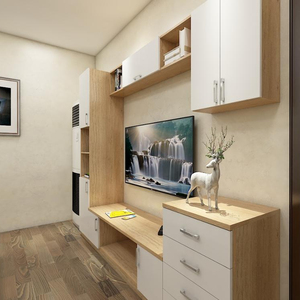 BALOM mobile <span class=keywords><strong>porta</strong></span> <span class=keywords><strong>TV</strong></span> moderno in legno con design <span class=keywords><strong>libreria</strong></span> - Product Image 4
