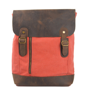 Vải Unisex Túi Đi Học Bình Thường Đa Màu Ngắn Chuyến Đi Ba Lô Da với Canvas Người Đàn Ông Lớn của Ba Lô - Product Image 2