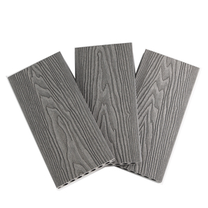 Grano de madera 3D al aire libre de madera petrificada de pisos de madera coche aparcamiento suelo laminado negro pisos - Product Image 5