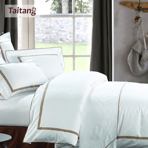Chine fournisseur Offres Spéciales Tuyauterie impression <span class=keywords><strong>maison</strong></span> <span class=keywords><strong>linge</strong></span> de lit en coton - Product Image 5