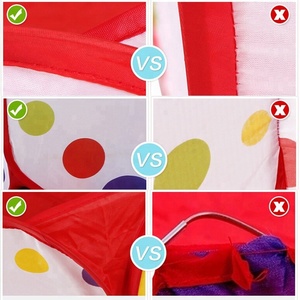 Tente de jeu pour enfants, tente de jeu en forme de Tunnel pour tipi, facile à plier, 3 pièces, pour maison de jeux en plein air, <span class=keywords><strong>cabane</strong></span> et piscine de boules d'océan - Product Image 5