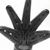 Diffuseur de sèche-cheveux en forme de main Black Magic pour salon, pour cheveux bouclés