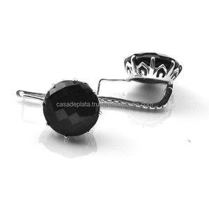 Genuine Round Shape Smoky Quartz Gemstone 925 <b>Sterling</b> <b>Silver</b> <b>Stud</b> <b>Earrings</b> Handmade Jewelry Fashion <b>Stud</b> <b>Earring</b> for Women - Product Image 4