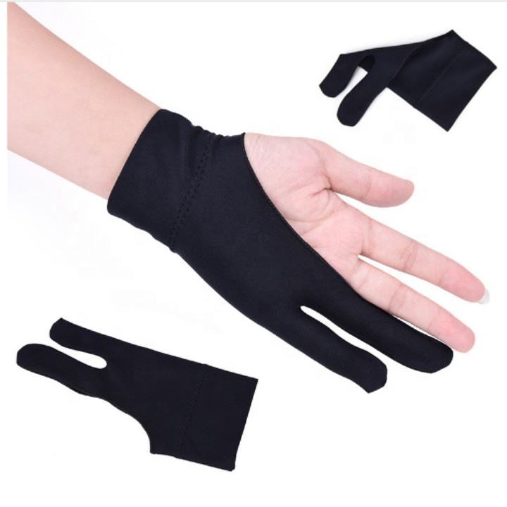 Artist Finger Anti Fouling Drawing Gloves Both for Right and