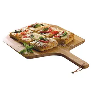 Peel Pizza Bambu Ramah Lingkungan Alat Pizza Warna Bambu Alam 2.9 Pon 30-40 Hari Logo Kustom 300Pcs Karton