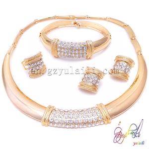 Champagne strass ensemble de bijoux <span class=keywords><strong>gossip</strong></span> girl cristal ensemble de bijoux belle ensemble de bijoux - Product Image 6