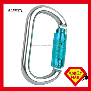 Mosquetón de aluminio con cierre giratorio en forma de O - Product Image 6