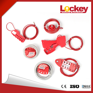 Ajdustable Cable Lockouut con cable dia. <span class=keywords><strong>3</strong></span>.8mm longitud 2 m - Product Image 2