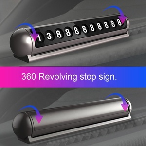 מכונית זוהרת זמנית סימן עצירה זמני סיבוב 120 מעלות טלפון נייד סיבוב - Product Image 6