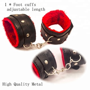 10 Pcs/ensemble Esclave Femme Adulte <span class=keywords><strong>Sex</strong></span> Toys pour Couples Menottes Fouet Corde Masque Yeux de Sexe Bondage Fetish Restrictions - Product Image 3