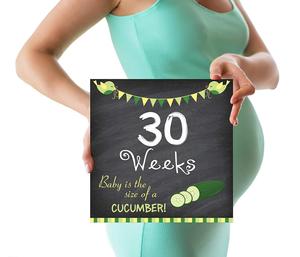 Mon Doux Bébé Vous serez Hebdomadaire <span class=keywords><strong>Grossesse</strong></span> Mise À Jour Accessoires Photo-35 Cartes Inclus - Product Image 1