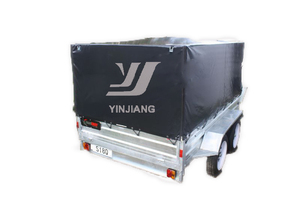 La tela cerata del PVC 650gsm <span class=keywords><strong>per</strong></span> la copertura del rimorchio e la copertura dell'automobile impermeabilizzano DIN/EN/ISO EU-190601 Yinjiang CN;JIA SUS304 o rame 6mm - Product Image 2