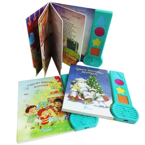 Eco-friendly Interesting Children Sound Book&Music Book with 4 Buttons