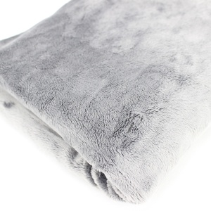 100% Poliester Padat Warna Lembut EF <span class=keywords><strong>Boa</strong></span> Kain Velboa Kain untuk Boneka Mainan