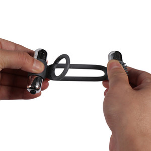 Waterdichte Dubbele Motoren Sterke Vibratie Penis Ring Flexibele Siliconen Cock Vibrator Ring