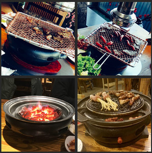 Trong nhà nhà hàng than nướng Hàn Quốc bàn <span class=keywords><strong>BBQ</strong></span> Singapore Bàn nướng cho nhà hàng - Product Image 6