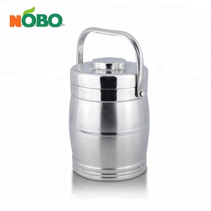 Contenitore Termico per Alimenti in Acciaio Inox a Forma di Tamburo di Grande Capacità - Product Image 5