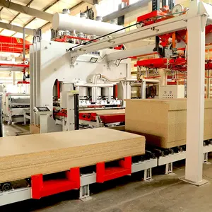 Wood laminate floor production line for MDF/HDF